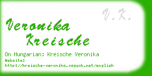 veronika kreische business card